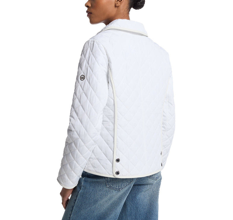 Michael Kors Women's Quilted Jacket White