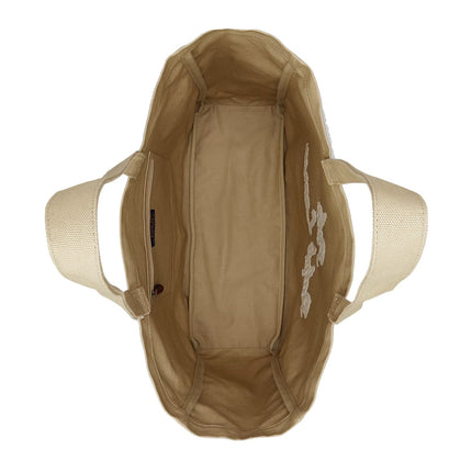 Polo Ralph Lauren Unisex Embroidered Canvas Tote Tan