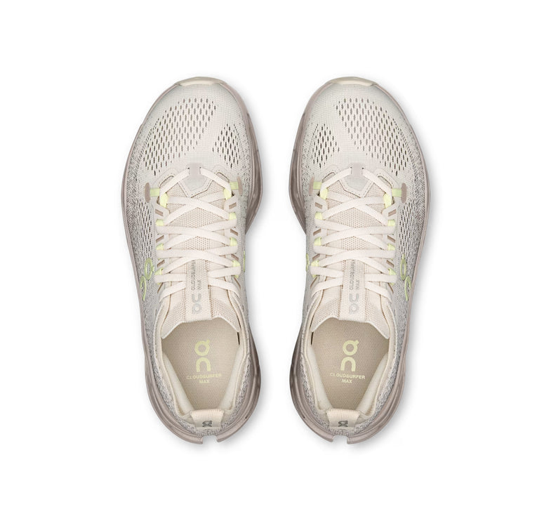ON Women's Cloudsurfer Max Pelican/Limelight