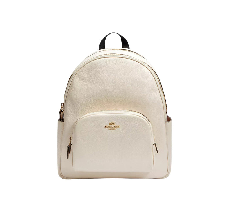 Coach Women's Court Backpack Gold/Chalk