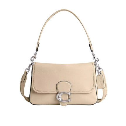 Coach Women's Soft Tabby Shoulder Bag Silver/Ivory