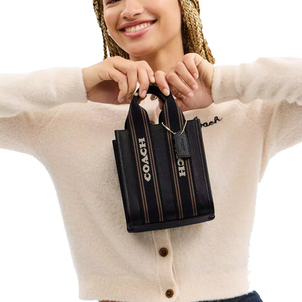 Coach Women's Smith Mini Tote Bag Gold/Black Multi