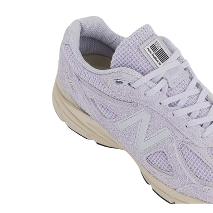 New Balance Made in USA 990v4 Grey Violet with Timberwolf and Black U990LV4