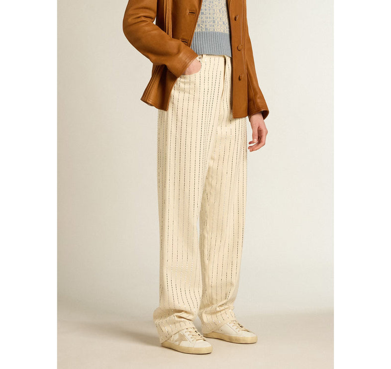 Golden Goose Women's Super Star Sneakers with Suede Star and Peach Pink