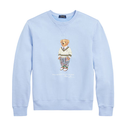 Polo Ralph Lauren Men's Polo Bear Fleece Sweatshirt Austin Blue - Hemen Kargoda