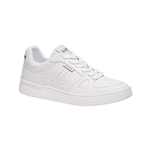 Coach Women's Clip Court Low Top Sneaker Optic White