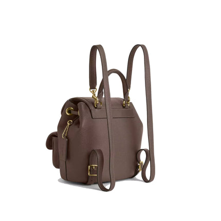 Coach Women's Hadley Backpack Gold/Dark Stone