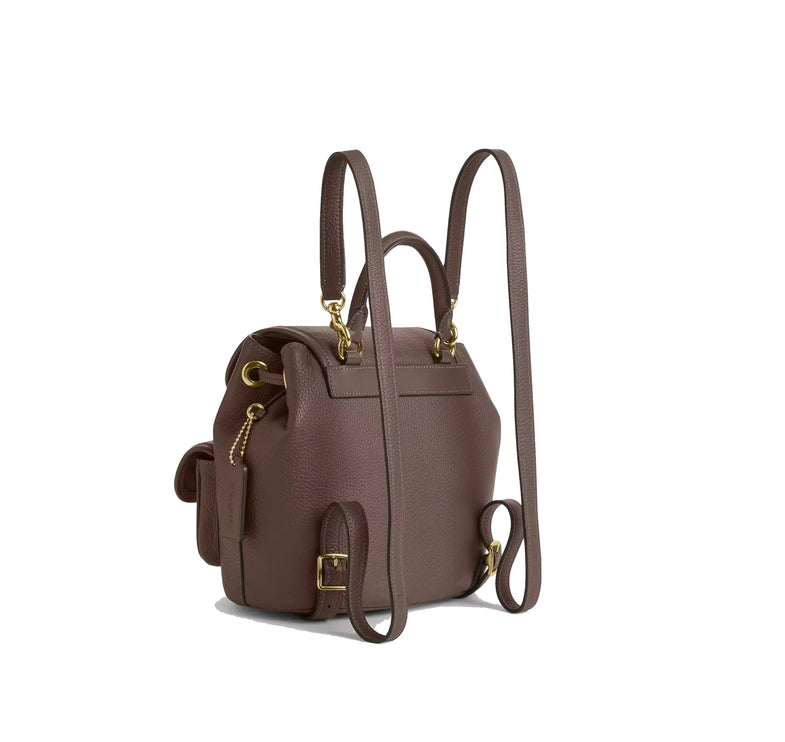 Coach Women's Hadley Backpack Gold/Dark Stone