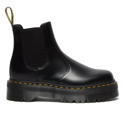 Dr. Martens Women's 2976 Polished Smooth Platform Chelsea Boots Black - İndirim
