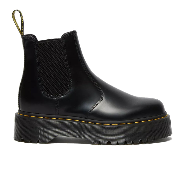 Dr. Martens Women's 2976 Polished Smooth Platform Chelsea Boots Black - İndirim