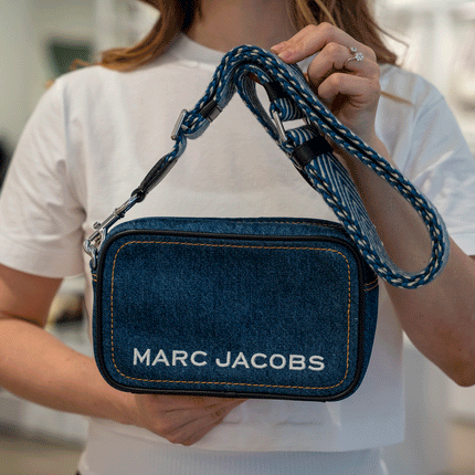 Marc Jacobs Women's Flash Denim Crossbody Bag Blue