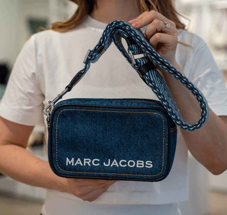 Marc Jacobs Women's Flash Denim Crossbody Bag Blue