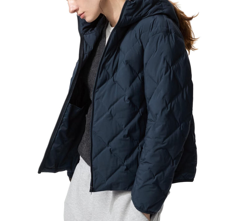 Uniqlo Women's Pufftech Parka 68 Blue