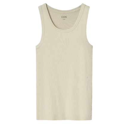 COS Women's Ribbed Tank Top Pistachio