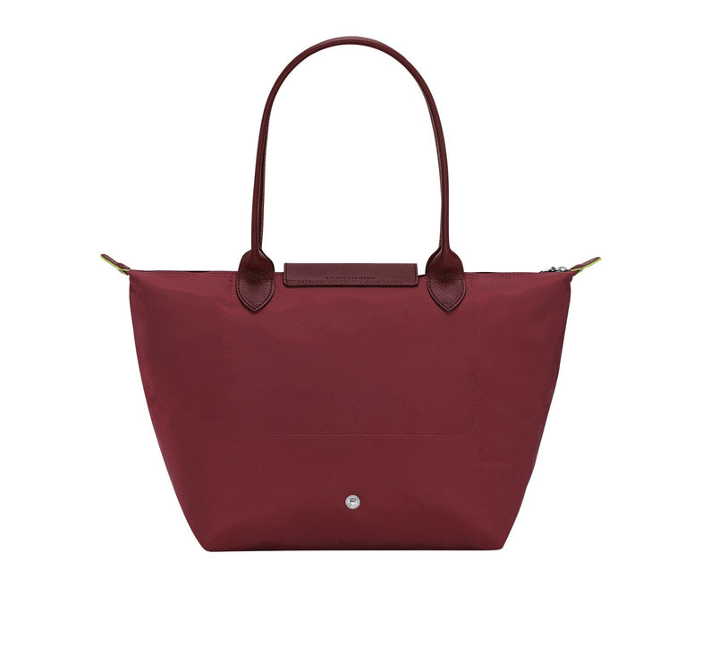 Longchamp Women's Le Pliage Green M Tote Bag Pomegranate