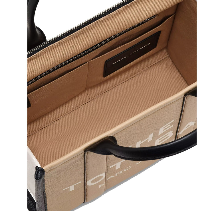 Marc Jacobs Women's The Colorblock Medium Tote Bag Camel Multi