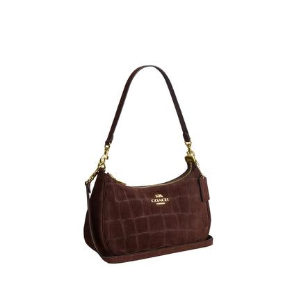 Coach Women's Soft Teri Shoulder Bag Gold/Maple