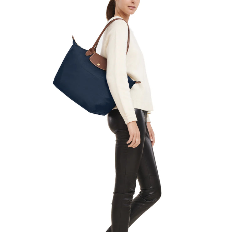 Longchamp Women's Le Pliage Original L Tote Bag Navy - Hemen Kargoda