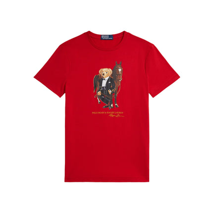 Polo Ralph Lauren Men's Polo Bear Cotton T-Shirt RL 2000 Red