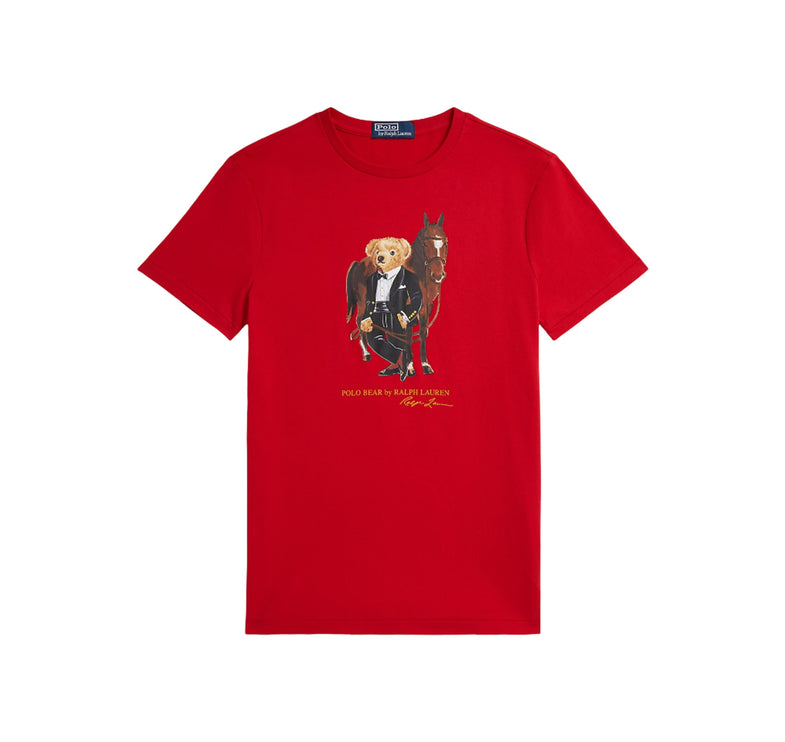 Polo Ralph Lauren Men's Polo Bear Cotton T-Shirt RL 2000 Red