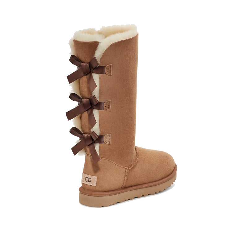 UGG Women's Bailey Bow Tall II Chestnut