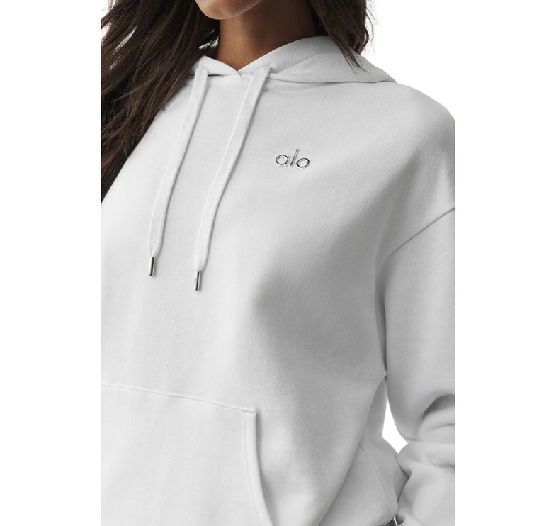 alo Women's Accolade Hoodie White
