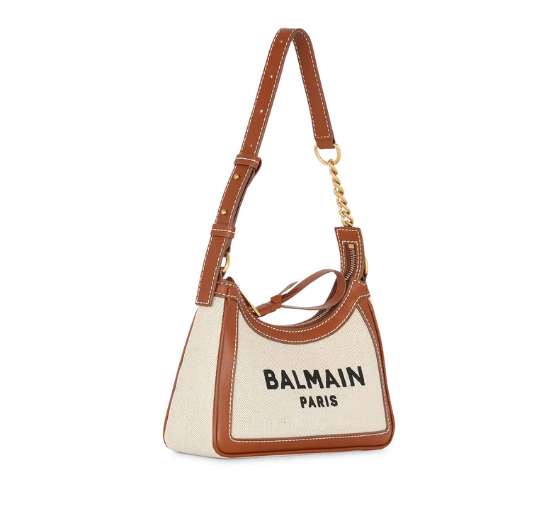 Balmain Women's B-Army Elegant Shoulder Bag Beige