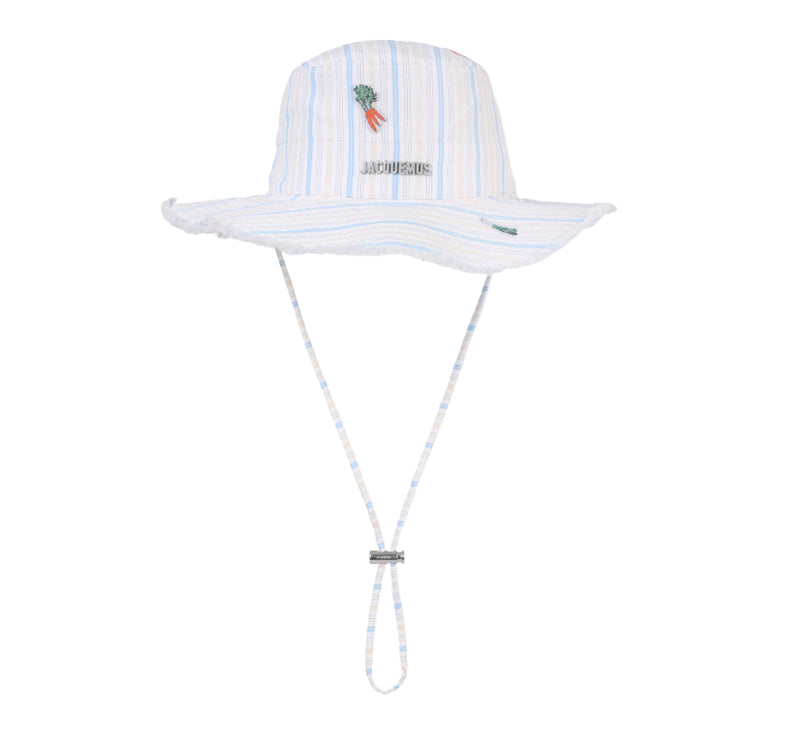 Jacquemus Unisex The Artichaut Bucket Hat Jacquard Classic Stripes