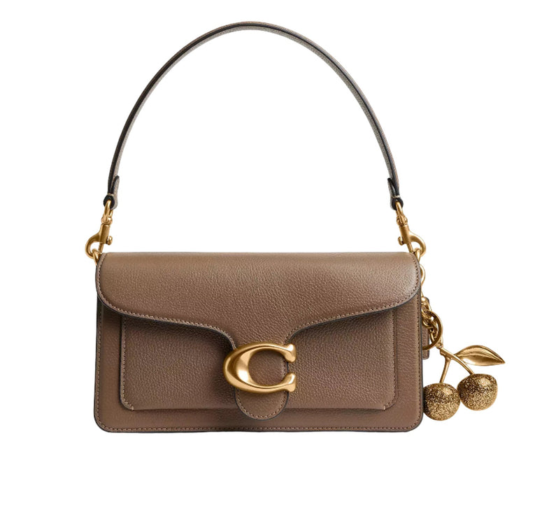 Coach Women's Cherry Bag Charm Brass/Brass