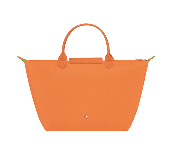 Longchamp Women's Le Pliage Green M Handbag Orange