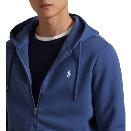 Polo Ralph Lauren Men's Double-Knit Full-Zip Hoodie Night Navy