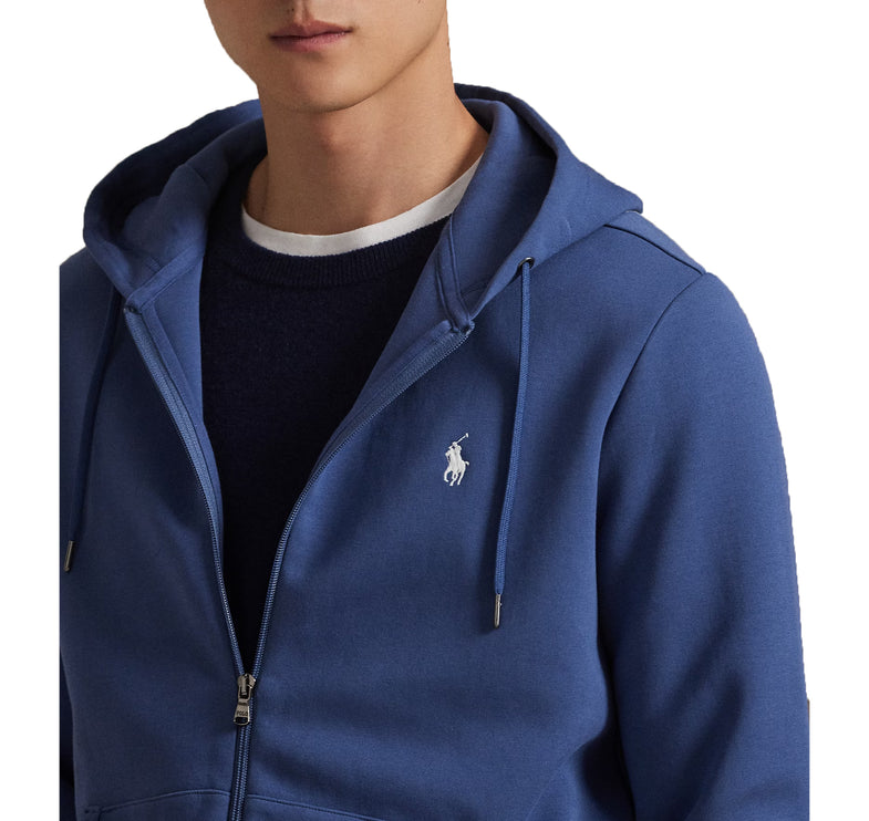Polo Ralph Lauren Men's Double-Knit Full-Zip Hoodie Night Navy