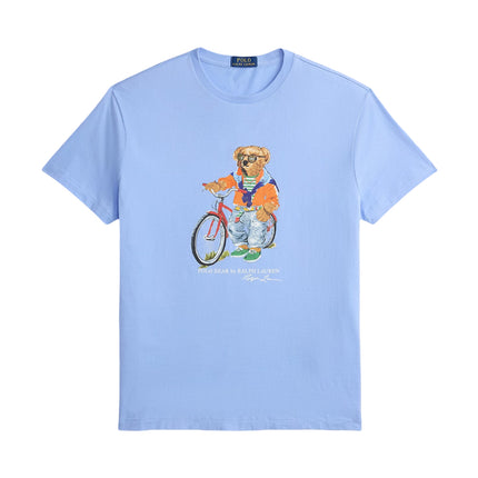 Polo Ralph Lauren Men's Classic Fit Polo Bear Jersey T-Shirt Austin Blue Summer Bear