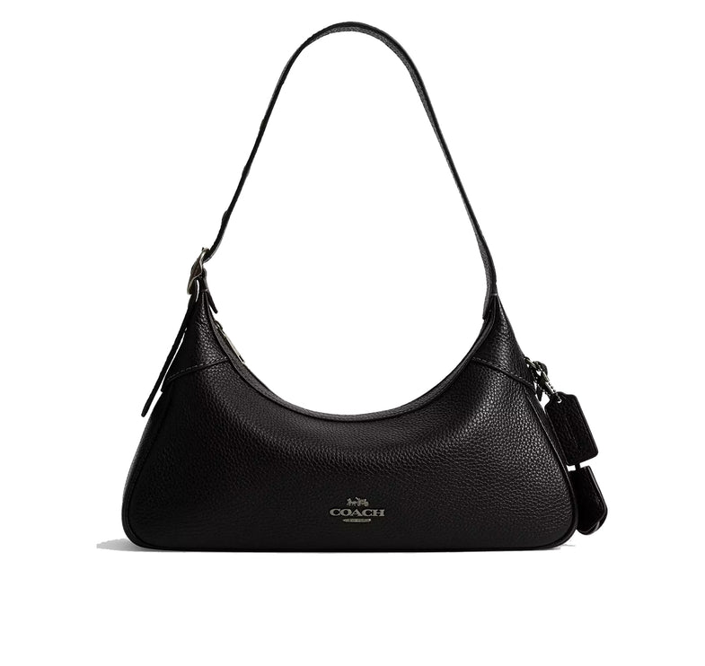 Coach Women's Ella Small Shoulder Bag Gunmetal/Black