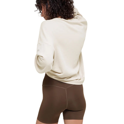 alo Women's Chill Crew Neck Pullover Bone