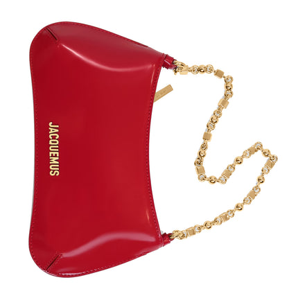 Jacquemus Women's The Small Bisou Chaîne Red/Gold
