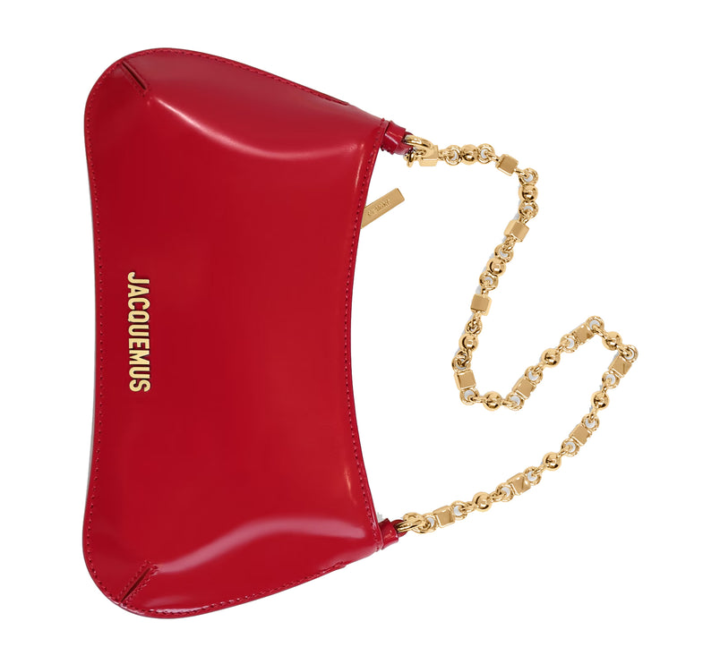 Jacquemus Women's The Small Bisou Chaîne Red/Gold