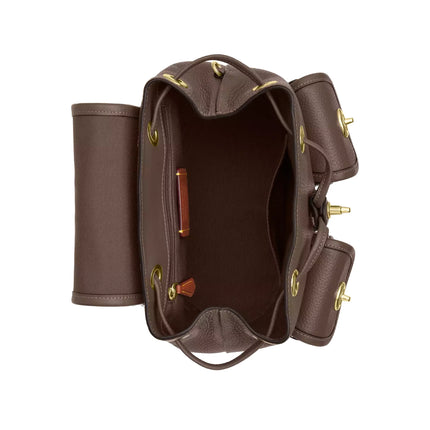 Coach Women's Hadley Backpack Gold/Dark Stone