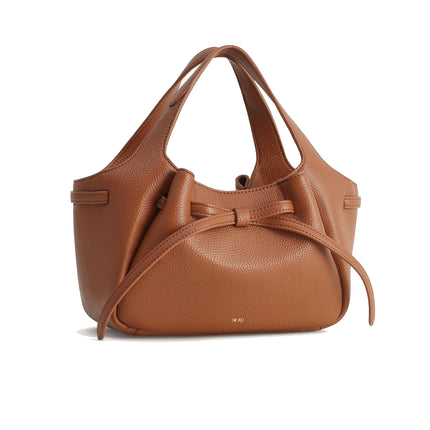 JW PEI Women's Mabel Soft Bow Tote Bag Caramel Brown