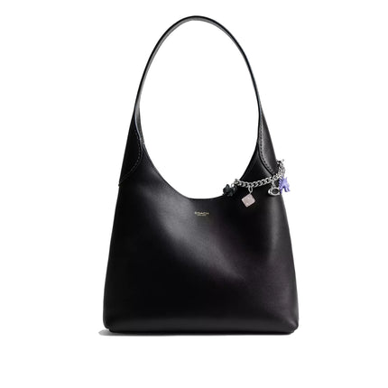 Coach Women's Motif Chain Bag Charm Silver/Multi