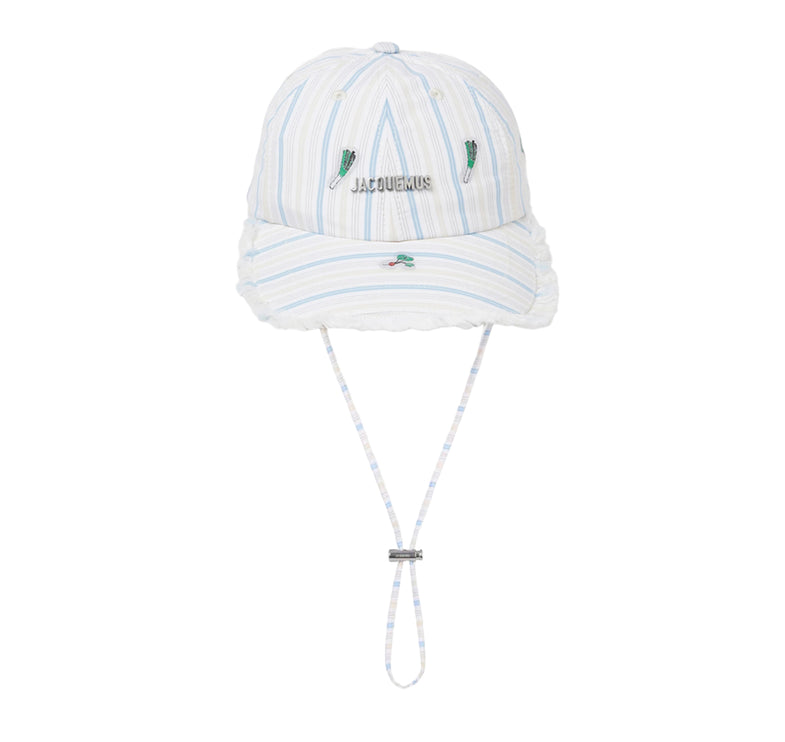 Jacquemus Unisex The Artichaut Baseball Cap Jacquard Classic Stripes