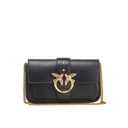 Pinko Women's Pocket Love Bag One Simply Black/Gold
