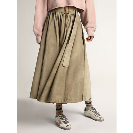 Golden Goose Women's Super Star Sneakers White Leather with Gray Suede Star