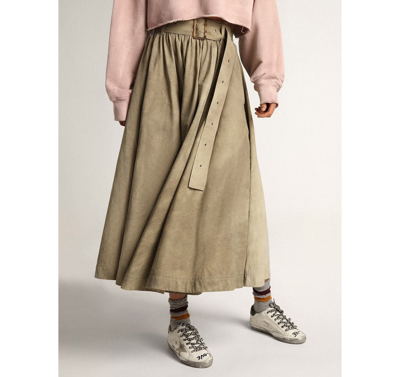 Golden Goose Women's Super Star Sneakers White Leather with Gray Suede Star