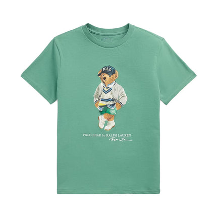 Polo Ralph Lauren Boy's Polo Bear Cotton Jersey Tee Fairway Green
