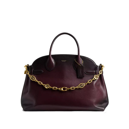 Coach Women's Horse And Carriage Chain Strap Brass/Brass