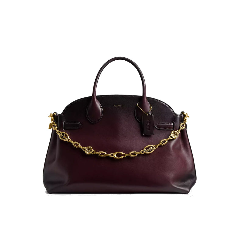 Coach Women's Horse And Carriage Chain Strap Brass/Brass