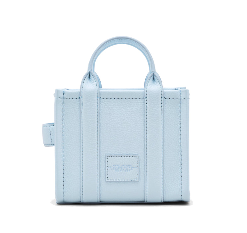 Marc Jacobs Women's The Leather Crossbody Tote Bag Cloud Blue