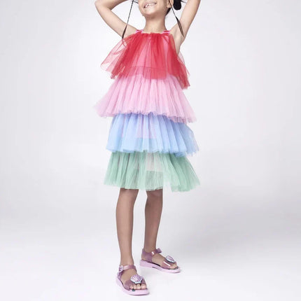 Mini Melissa + Disney Kids Mar Sandal Princess Glitter Pink