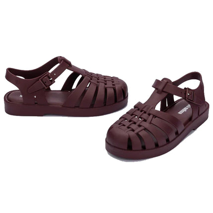 Mini Melissa Kids Possession Sandal Matte Burgundy